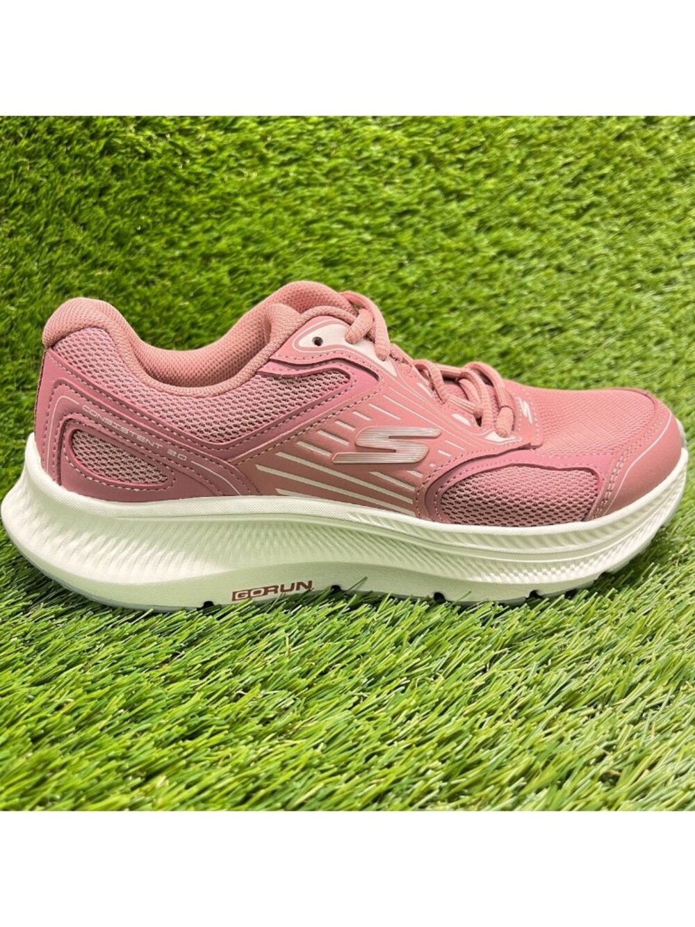 Skechers Go Run Consistent 2.0 Womens Size 6.5 Mauve Running Shoes Sneakers